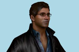 Harry Mason Silent-Hill, man, male, boy, people, human, xna, characters, rigged